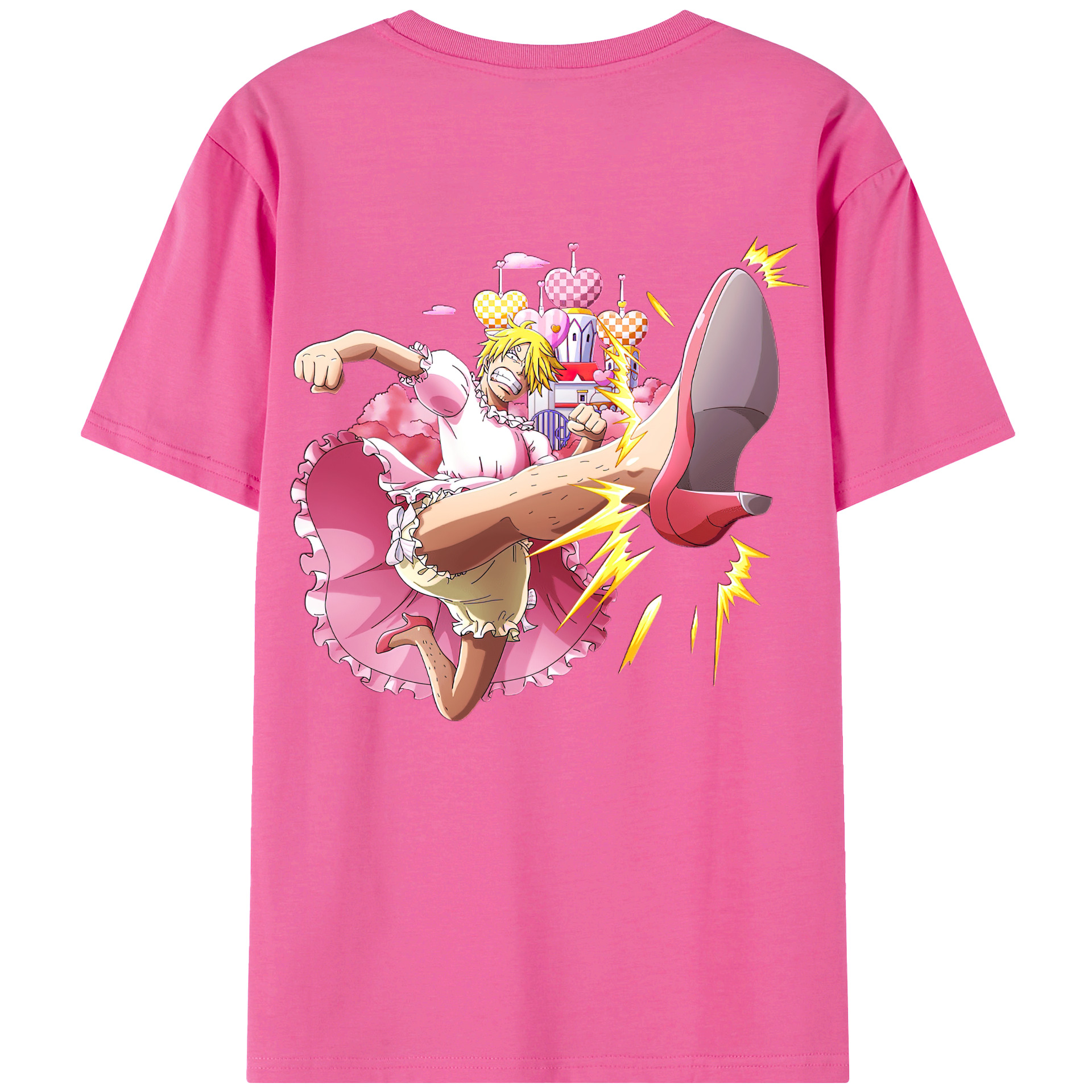 （画像用） ワンピース サンジ ONE PIECE Sanji レディース半袖Tシャツ(バックプリント)